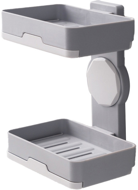 JH컴퍼니 멀티 회전 비누 트레이, 그레이, 1개