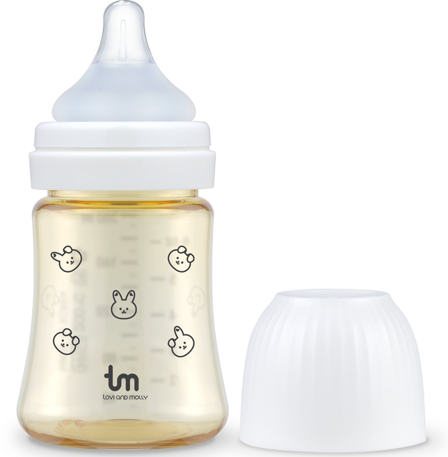 토비앤몰리 돗바니 PPSU 젖병 싱글팩, 화이트, 180ml, 1개