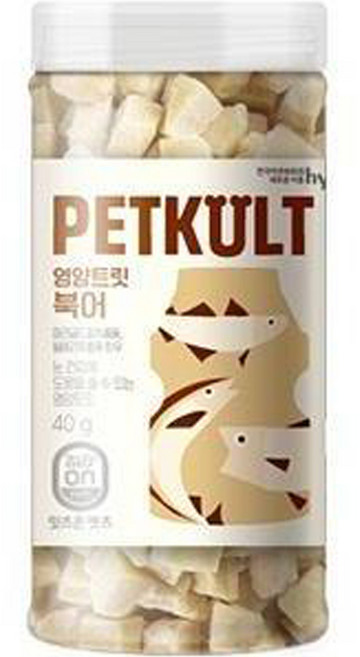 에치와이 반려동물 펫쿠르트 영양트릿, 북어, 40g, 1개