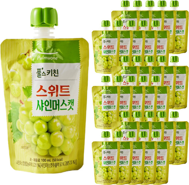 풀무원 풀스키친 스위트 샤인머스캣, 40개, 100ml