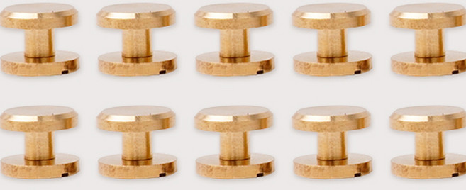 황동 평면 리벳 4mm, 10개