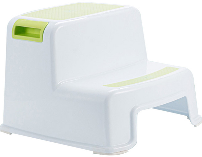 리치덕 2단 미끄럼방지 발디딤대, 화이트그린, 1개