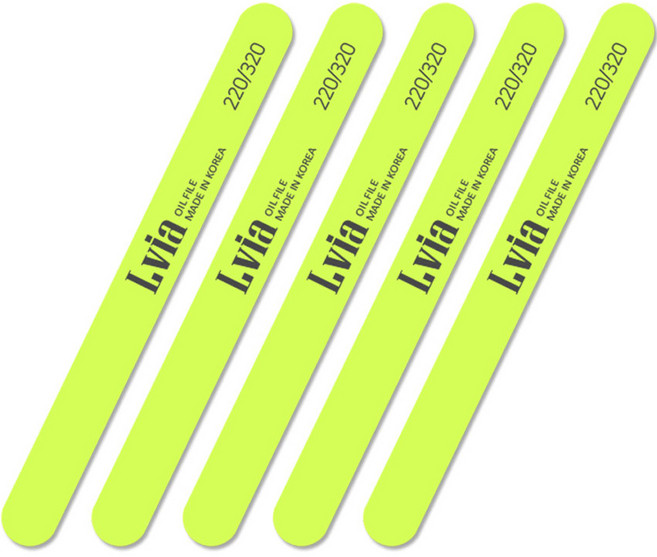 엘비아 오일 파일, 5개, 형광노랑