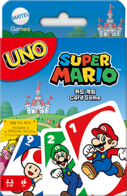 UNO 슈퍼 마리오 순발력게임, 혼합색상, 1세트