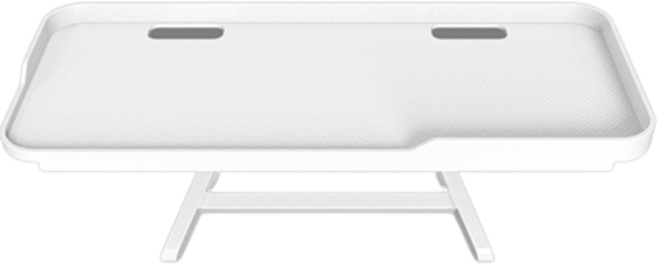 디트리 리모콘 공유기 셋톱박스 정리 받침대 배선형 화이트, 1개