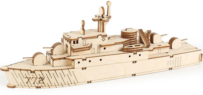 영공방 영플래닛 천안함 입체퍼즐, 혼합색상, 1개