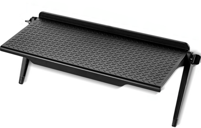 디트리 리모콘 공유기 셋톱박스 정리 받침대 와이드형 블랙, 1개