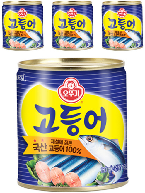 OTOKI 不倒翁 鯖魚罐頭, 4罐, 280g
