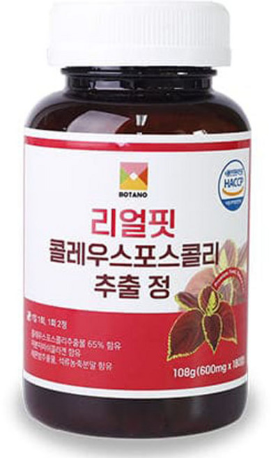 리얼핏 클레우스포스콜리 추출정 고형차, 108g