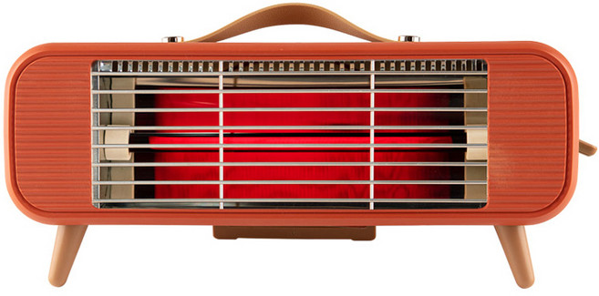 보만 1구 미니히터, IEH1032O, 오렌지레드