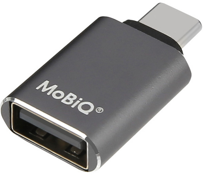 모비큐 USB 3.2 C to A 10G 60W OTG 미니 젠더, EM-CTA1P, 1개