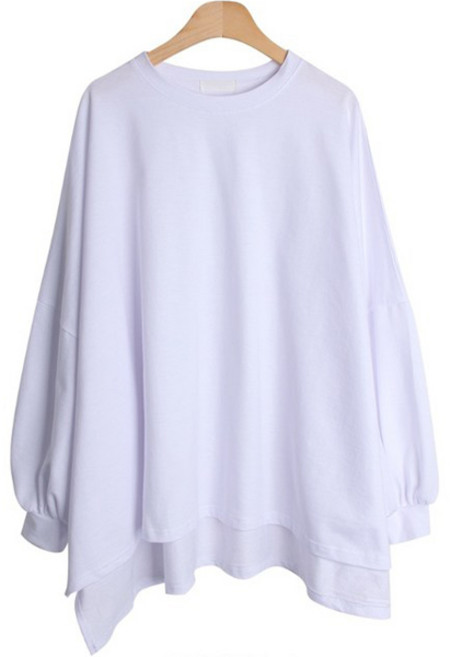 린다샵 여성용 클락신 오버 박시핏 컬러풀 가오리 긴팔티 cpt11570k2c