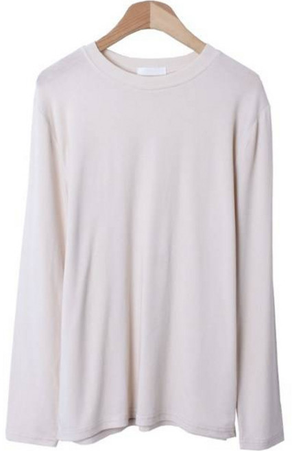 린다샵 여성용 나잇얼 파스텔 베이직 긴팔티 cpt11648k31