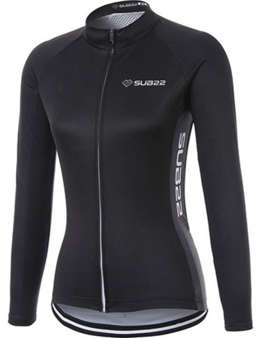 서브트웬티투 여성용 자전거 옷 긴팔 기모 져지