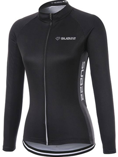 서브트웬티투 여성용 자전거 기모 긴팔 져지