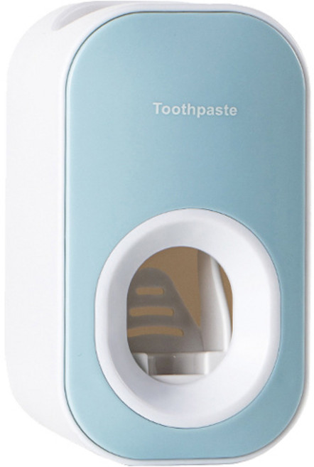 리얼피키 자동 치약 디스펜서, 1개, 스카이블루