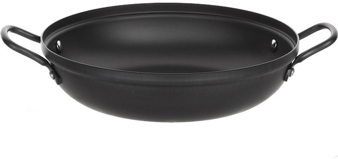 플라라 인덕션 IH 경질 복전골 냄비, 블랙, 1개