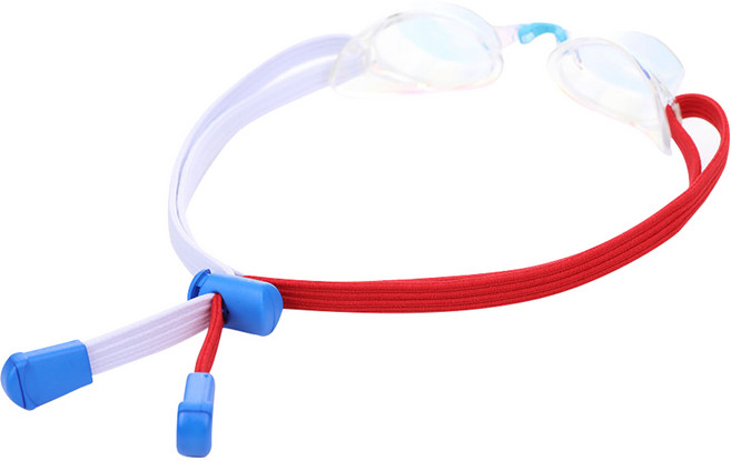 SD7 투톤 이지밴드 수경끈 SGL-GS, 화이트레드, 1개