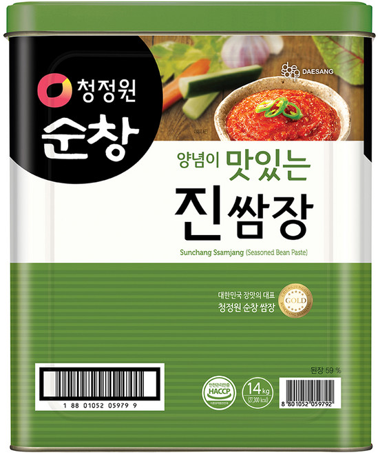 청정원순창 맛있는 진쌈장, 1개, 14kg