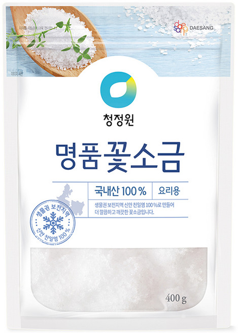 청정원 명품 꽃소금, 1개, 400g