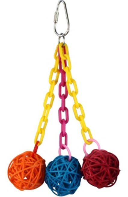 리프패럿 앵무새 돌돌이 삼형제 장난감 03005, 혼합색상, 1개