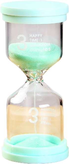 맥라이프 모래 시계 타이머 3분, 그린