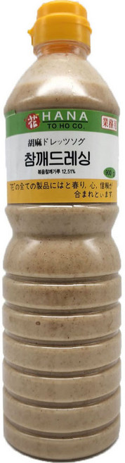 토호 하나 참깨 드레싱, 1개, 900g