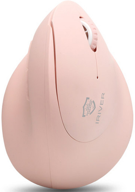 아이리버 컴팩트 무소음 블루투스 무선 버티컬 마우스 Medic-EM3, Medic-EM3p, 핑크