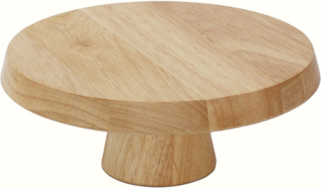 아카시아 우드 케이크 스탠드 1단, 혼합색상, 1개