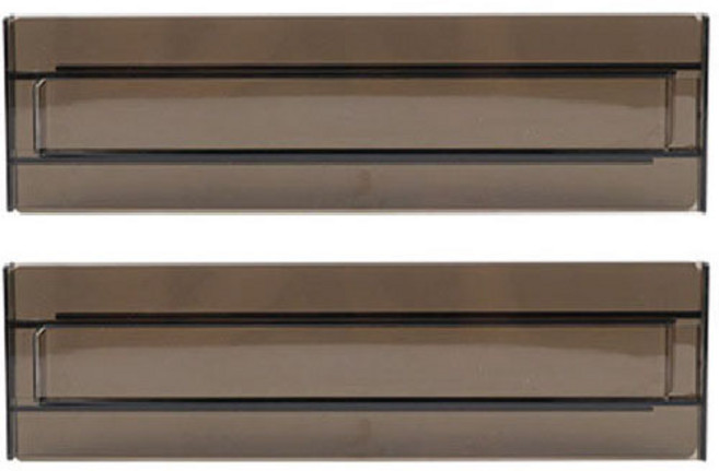 간편한 서랍 칸 분리대, 2개, 블랙