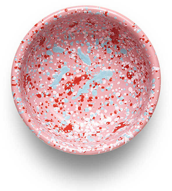 본에나멜웨어 아일랜드 브리즈 볼 그릇, 로즈, 1개