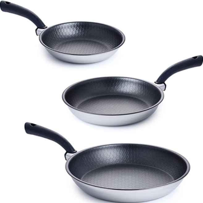 알텐바흐 인덕션 헥사 통5중 프라이팬 3종 세트, 혼합색상, 22F+26F+28F, 1개