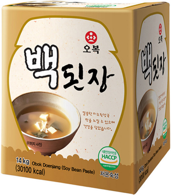 오복식품 백된장, 1개, 14kg