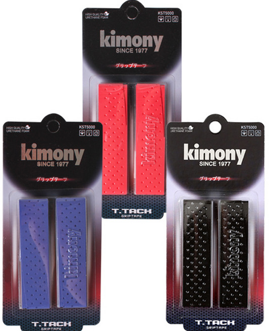 키모니 티 탁 탁구그립 KST5000 3종 2p 세트, 블랙 + 레드 + 네이비, 1세트