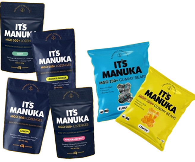 잇츠마누카 캔디 4종 + 젤리 2종 세트, 1세트, 180g