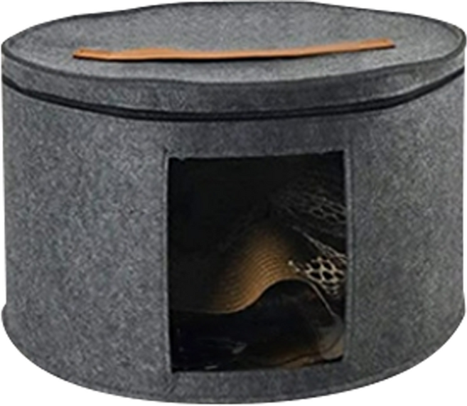 헤이조이 캐리어결합 모자수납함 40 x 26 cm, 그레이, 1개