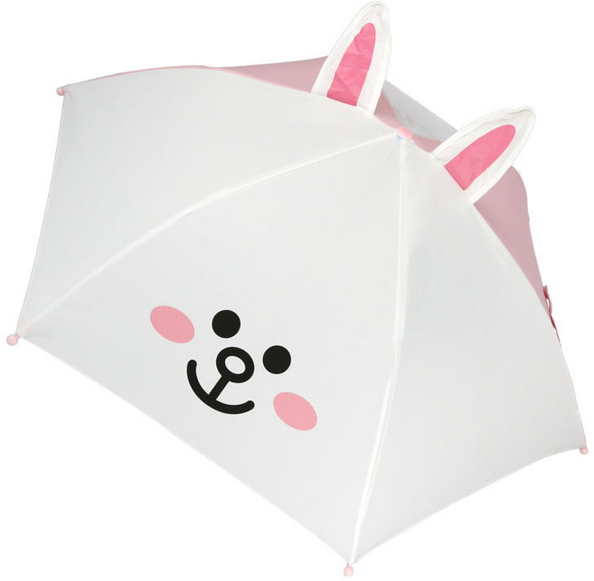 라인프렌즈 아동용 47 베이직 코니 입체 우산 MULNU10020