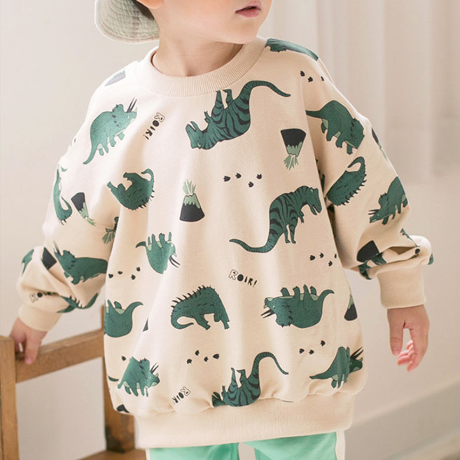 GOING KIDS 童款恐龍印花長袖上衣