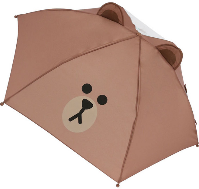 라인프렌즈 아동용 47 베이직 입체 우산 MULNU10019