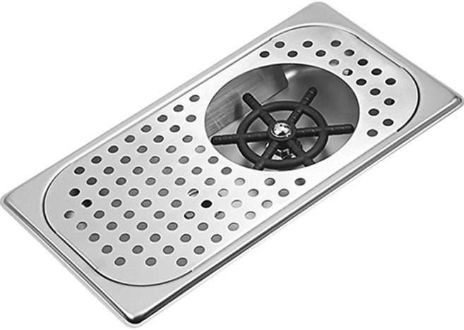 칼딘 매립형 고압 컵 세척기 피쳐 린서 소형, 실버, 1개