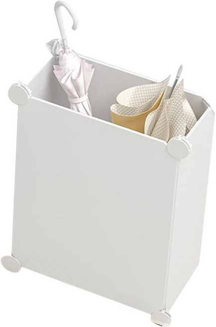 아바드 홈인테리어 모던 사각 우산꽂이, 화이트, 1개