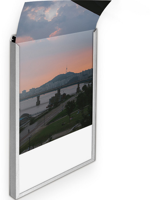 서프푸 액자 프레임, 실버, 1개