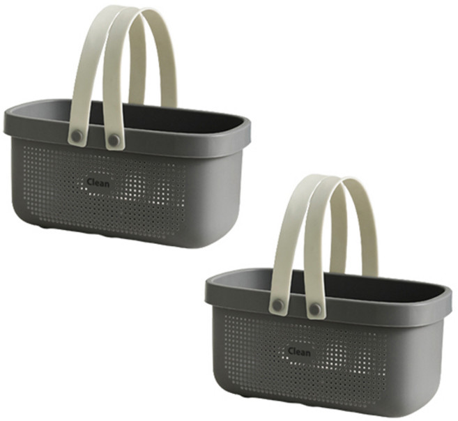 블럭마트 목욕 다용도 바구니, 랜덤 발송