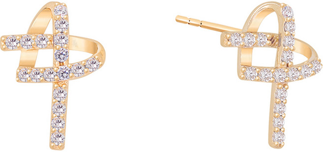 밀튼스텔리 여성용 실버 귀걸이 MSY-SE23005