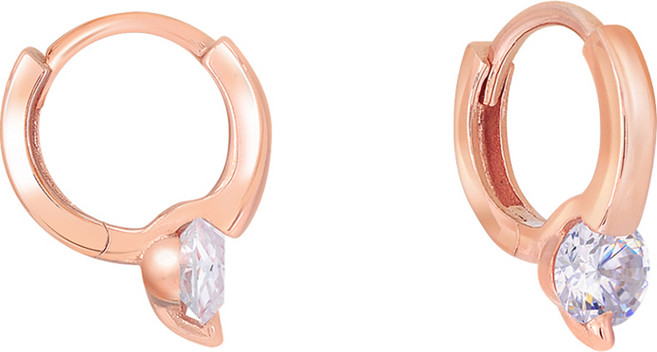 밀튼스텔리 여성용 원터치 실버 귀걸이 MSY-SE23015