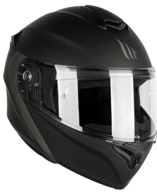 엠티헬멧 핀락 필름 포함 STORM SV 오토바이 헬멧, MATTBLACK