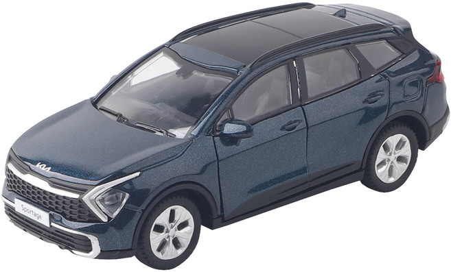 씨케이 다이캐스트 미니카 시리즈 2 2022 스포티지 NQ5 자동차 작동완구, 블루, 1개