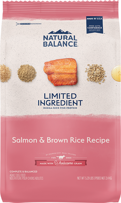 내추럴발란스 어덜트 강아지 LI 건식사료 큰알갱이, 연어, 2.4kg, 1개