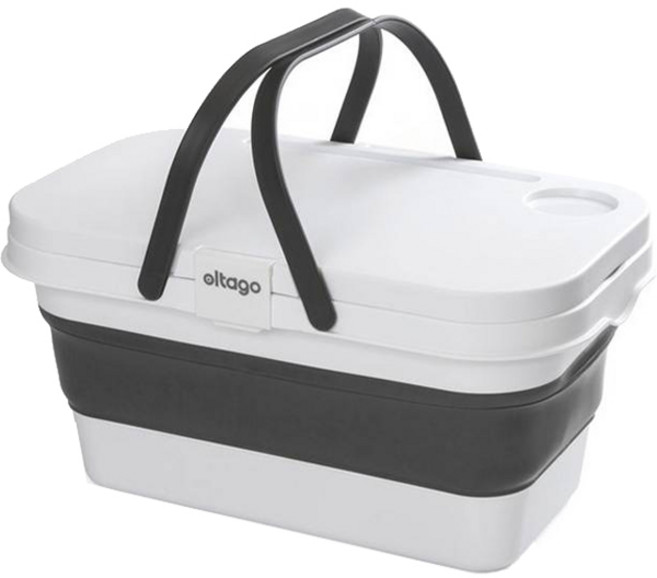 올타고 접이식 폴딩 컨테이너 수납 다용도 박스 1155, 화이트, 1개, 1단