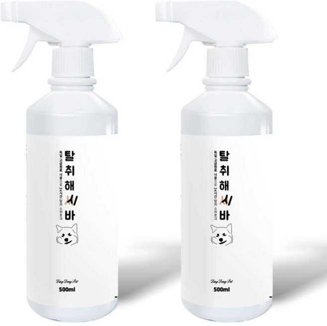 딩동펫 탈취해시바 반려동물 탈취제, 500ml, 2개